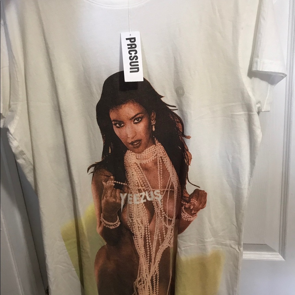 Unreleased Yeezus Tour Kim Kardashian Tee